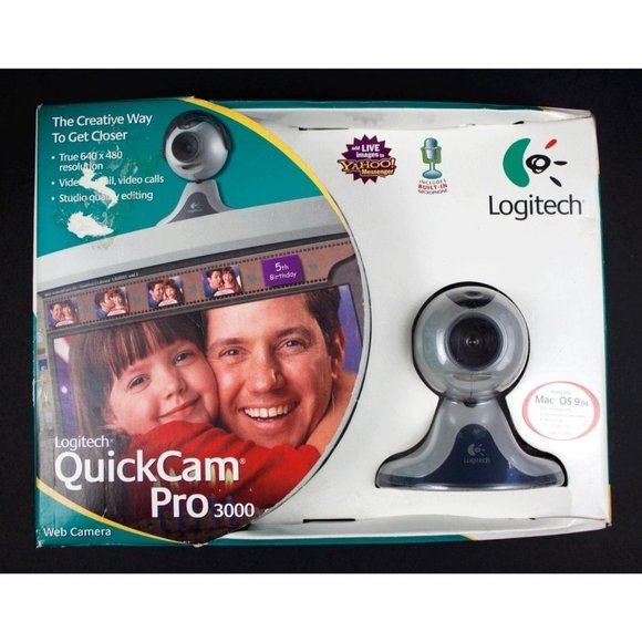 Logitech QuickCam Pro‎ 3000 Web Cam - Picture 1 of 3